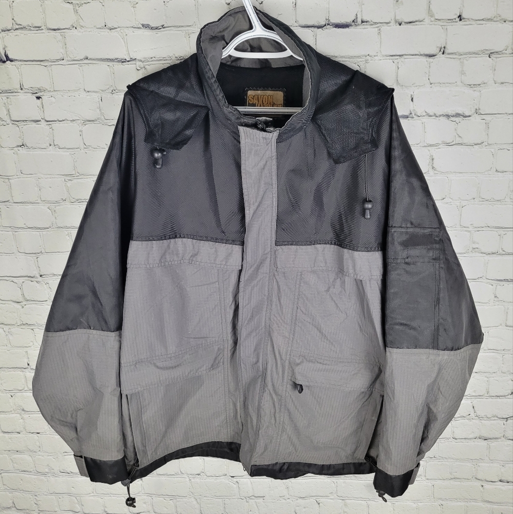 SAXON EXTREME WEAR | ripstop mesh lined hooded shell jacket